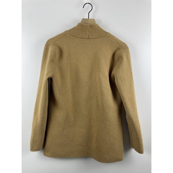 J. Crew Women's Medium Schoolboy Sophie 100% Cotton Knit 2 Button Sweater Blazer - Picture 5 of 9